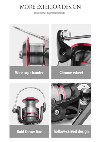 Image of LINNHUE HB Spinning Fishing Reel | 5.2:1 or 4.7:1 Gear Ratio 13 BB