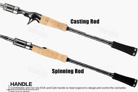 Image of SeaKnight Falcon Telescopic Casting Fishing Rod | Carbon Fiber | LENGTH - 6'6" ; 6'10'' | POWER M&ML - M&MH|