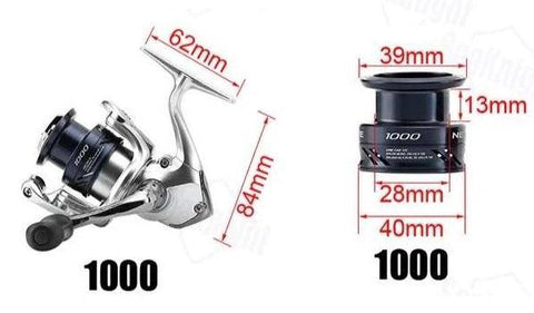 Image of SHIMANO NEXAVE Spinning Fishing Reel | 5.0:1 Gear Ratio 3+1BB | Fresh/Saltwater