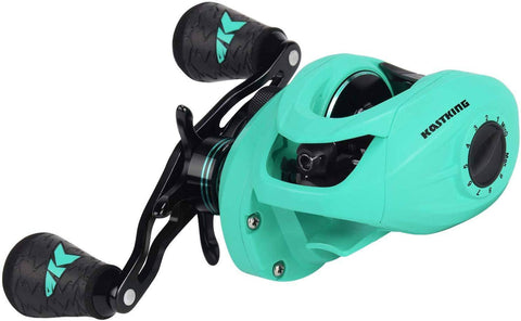 Image of KastKing 2019 New Crixus Sea Spray Baitcasting Reels | 6.5:1 Gear Ratio 5+1 BB , 8-pc Magnetic Brake, 17.6lbs MAX Drag | Super Polymer Grip and Carbon Infuseame