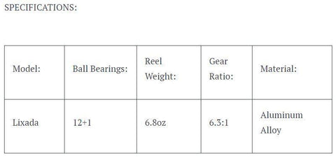 Image of Lixada Baitcasting Fishing Reel |12+1 Ball Bearings 6.3:1 Gear Ratio|Fly High Speed Fishing Reel with Magnetic Brake System for Pesca