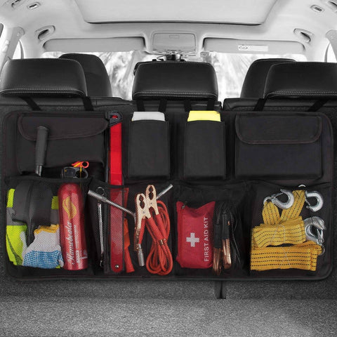 Image of Practical Universal Super Capacity Car Hanging Organizer, Equipped with 4 Magic Stick