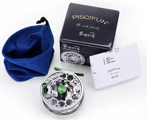 Image of Piscifun Sword Fly Fishing Reel | 3/4; 5/6; 7/8; 9/10 Weights | Right and Left Handed | CNC-machined Aluminum Alloy