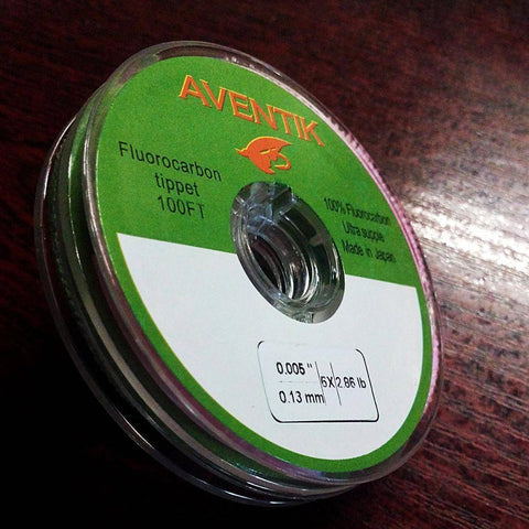 Image of Aventik 33yd(30m) spool 100% Japan Fluorocarbon Fishing Line | Tippet Fly Fishing Line