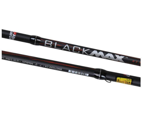 Image of Abu Garcia Black MAX Baitcasting Lure Fishing Rod | Carbon Fiber | LENGTH - 6'6" ; 6'11'' | POWER-M|