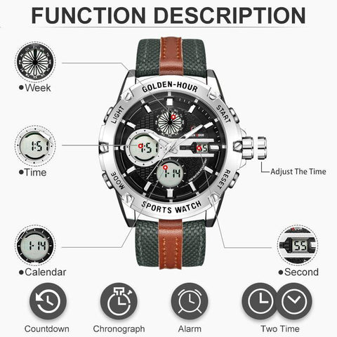 Image of Men Multifunctional Sport Watch