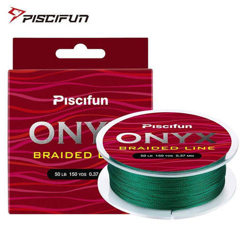Image of Piscifun ONYX 137M fishing Line 6-150LB Super Strong 4 Strands 8 Strands PE Braided Fishing Line Multifilament Fishing Line