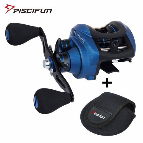 Image of Piscifun Phantom X Baitcasting Fishing Reel | 6.3:1 Gear Ratio |6 Ball Bearings | 18.5 lbs Max Drag | 60s Quickly Lubricant Design