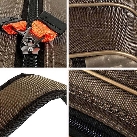 Image of 4 Layer Fishing Bag Large Capacity Portable Fish Pole Tools Storage Bag Tackle Gear Bags Shoulder Handbag Outdoor Sport XA9G