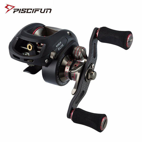 Image of Piscifun SAEX ELITE Baitcasting Reel | 7.3:1 Gear Ratio| 13BB |Max Drag: 11.4 lb/5.2kg |Dual Brake System(Magnetic & Centrifugal)