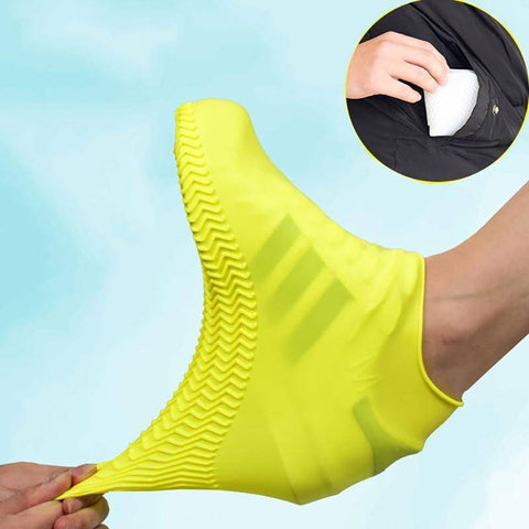 Image of Reusable Waterproof Silicone Shoe Cover