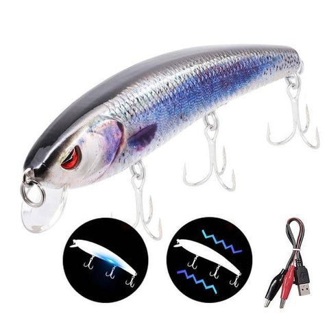 Image of 🐟TRUSCEND 4.9" Hi- Tech Fishing Lures 4 | Rechargeable | LED Fishing | Electric Vibration 🐟