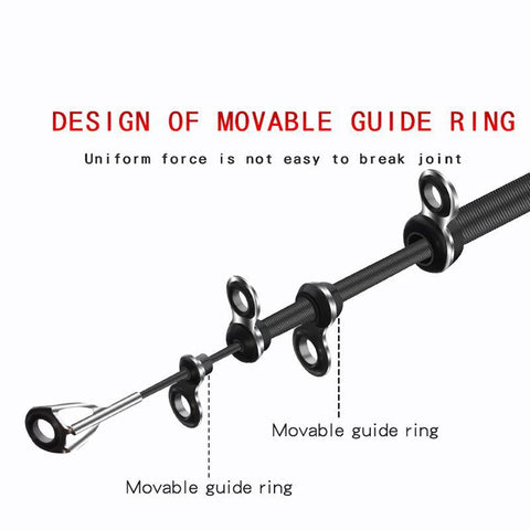 Image of Portable Rotary Telescopic Fishing Rod | Carbon Fiber | 11'| 14'| 17'| 20' |