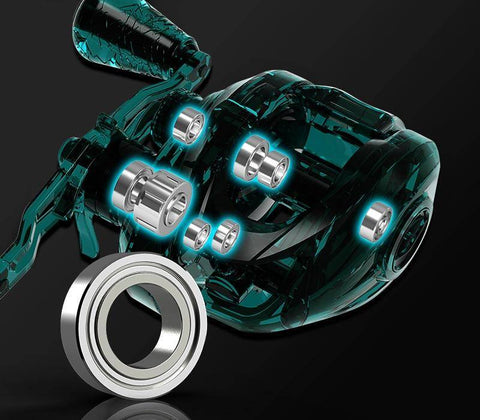 Image of KastKing 2019 New Crixus Sea Spray Baitcasting Reels | 6.5:1 Gear Ratio 5+1 BB , 8-pc Magnetic Brake, 17.6lbs MAX Drag | Super Polymer Grip and Carbon Infuseame