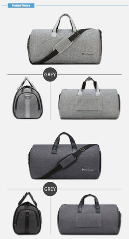 Image of Modoker New Travel Garment Bag Shoulder Strap Duffel Bag Business Fashion Carry on Hanging Clothing Multiple Pockets