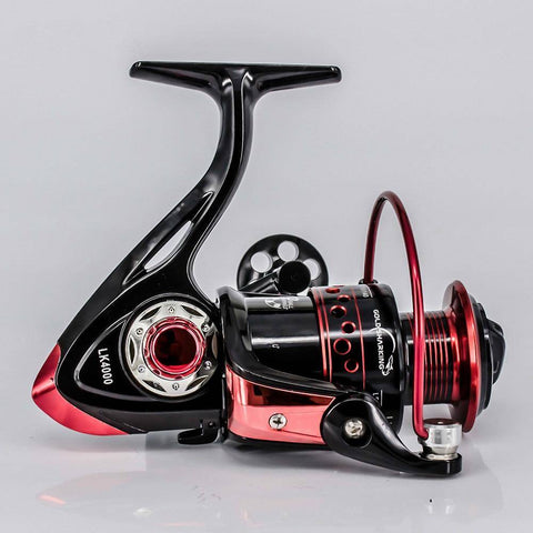 Image of YOLOFUN LK4000 Spinning Fishing Reel | 5.2:1 Gear Ratio 3+1 BB Metal Front Drag Handle Spool