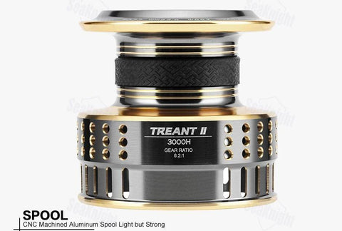 Image of SeaKnight TREANT II Baitcasting Fishing Reel | Gear Ratios 5.0:1 or 6.2:1 | 11+ 1BB |33LBs lb Max Drag | Saltwater Fishing