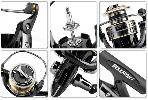 Image of SeaKnight TREANT II Baitcasting Fishing Reel | Gear Ratios 5.0:1 or 6.2:1 | 11+ 1BB |33LBs lb Max Drag | Saltwater Fishing