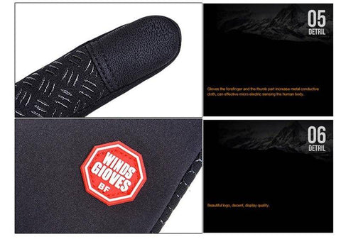 Image of Waterproof Winter Warm Touch Screen Gloves