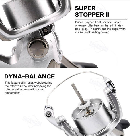 Image of SHIMANO NEXAVE Spinning Fishing Reel | 5.0:1 Gear Ratio 3+1BB | Fresh/Saltwater
