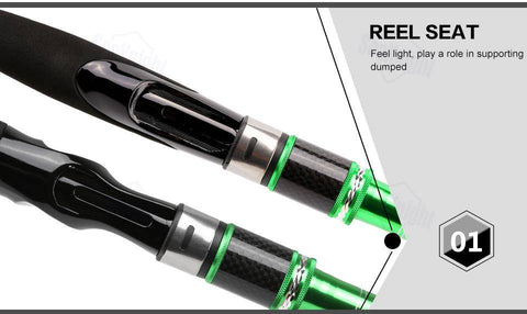 Image of SeaKnight BASHER 2 Telescopic Travel Spinning Fishing Rod|Length: 6''10" |Power M |5 Sections |