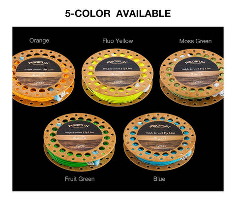Image of Piscifun Sword Fly Line Weight Forward 90/100FT Floating Fly Fishing Line with Welded Loop WF3/4 5/6 7/8wt Fly Fishing Line