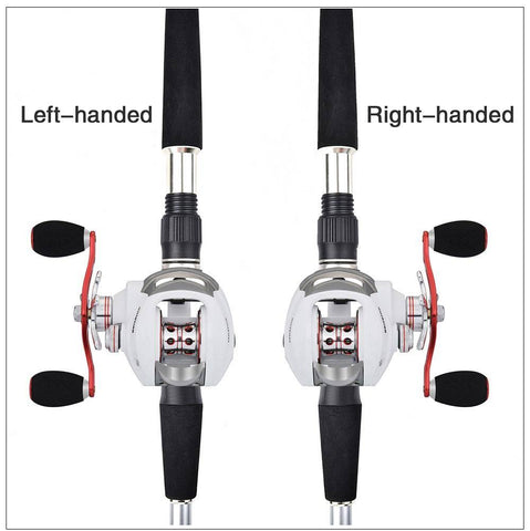 Image of KastKing Whitemax 2 Low Profile 5.3:1 Gear Ratio Baitcasting Reel 8KG Drag Bait Casting Fishing Reel for Lake River Fishing