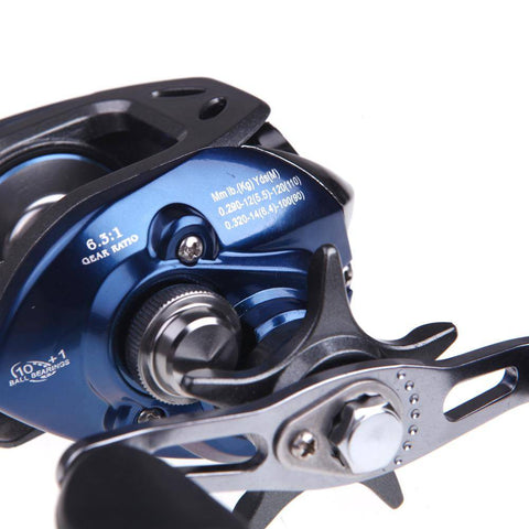 Image of Lixada Fishing Reel 11BB Ball Bearings Baitcasting Fly Reel Coil Left/Right Hand GT 6:3:1 High Speed molinete de pesca AF103