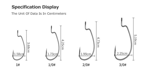 Image of LINNHUE Carbon Steel Fishing Hooks | 10 Pieces