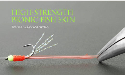 Image of LINNHUE Luminous Bionic Fishing Hooks | 6 Pieces Lot