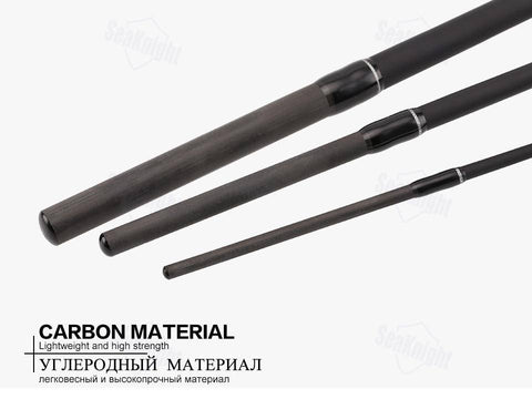 Image of SeaKnight YASHA 2.1m 2.4m 2.7m 3.0m M Power Carbon Spinning Casting Fishing Rod 4 Sections Fishing stick Saltwater&Freshwater