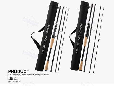 Image of SeaKnight YASHA 2.1m 2.4m 2.7m 3.0m M Power Carbon Spinning Casting Fishing Rod 4 Sections Fishing stick Saltwater&Freshwater