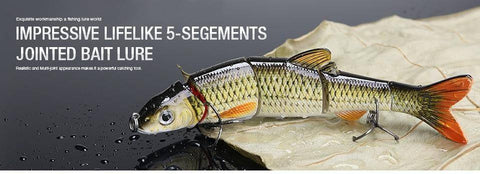 Image of VTAVTA 5 Segments LIFELIKE MULTI-JOINTED TOPWATER SWIMBAIT HARD CRANKBAITS