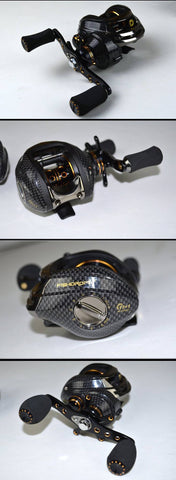 Image of Fishidrops LB200 Baitcasting Reels | 7.0:1 Gear Ratio 17+1 BB |Dual Brake Bait Casting Reel| Super Hydrographics transfer printing