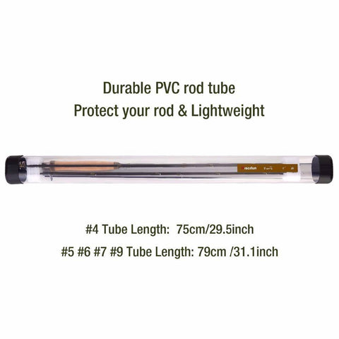 Image of Piscifun 4-Pieces Fly Fishing Rod | Carbon Fiber | Length - 8'6'' ; 9' | Line Weight WT | Ceramic Inserts |