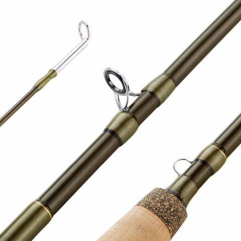 Image of Piscifun 4-Pieces Fly Fishing Rod | Carbon Fiber | Length - 8'6'' ; 9' | Line Weight WT | Ceramic Inserts |