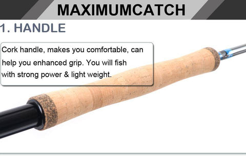 Image of Switch Fly Rod With Switchable Fighting Butts |10'6''-11'6''| 4-9 WT| Cordura Tube