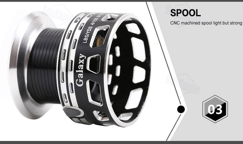 Image of SeaKnight GA2000 Spinning Reel | 5.1:1 Gear Ratio 12+1 BB | Magnetic Brake, 13.2 lb Max Drag | Worm Shaft Transport Structure