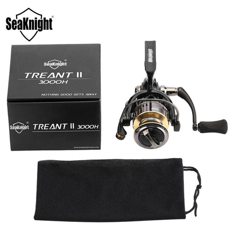 Image of SeaKnight TREANT II Baitcasting Fishing Reel | Gear Ratios 5.0:1 or 6.2:1 | 11+ 1BB |33LBs lb Max Drag | Saltwater Fishing