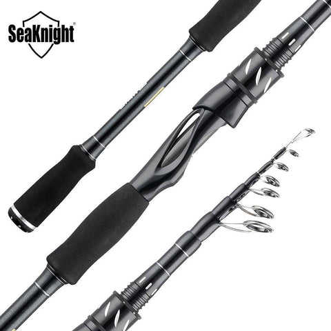 Image of SeaKnight 2019 New Arrival Sange II Lure Fishing Rod 2.1M 2.4M M Power 7-25g Carbon Material Casting Spinning Rod with EVA Grip