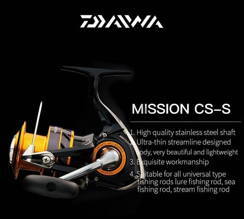 Image of DAIWA MISSION CS Spinning Fishing Reel | 5.3:1 Gear Ratio 3/1 BB |