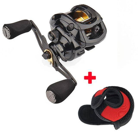 Image of JITAI GTR Baitcasting Fishing Reel| 7.0: 1 Gear Ratio |17+1 BB|17.6lb /8kg Max Drag |Dual Brake System|Gift -Reel Bag