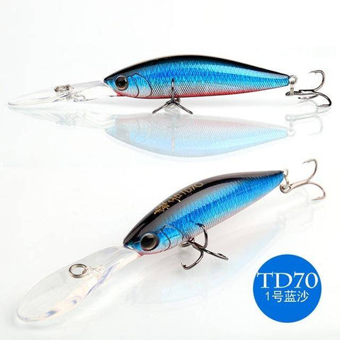 Image of 10g 110mm Levitation Action Minnow Fishing Lure Big Spoiler Top Quality Hard Bait Salt Water Fresh Water Fishing Tackle