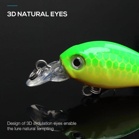 Image of VTAVTA Mini Wobblers Pike Fishing Lure 5pcs/lot
