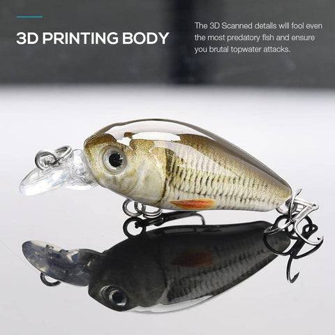 Image of VTAVTA Mini Wobblers Pike Fishing Lure 5pcs/lot
