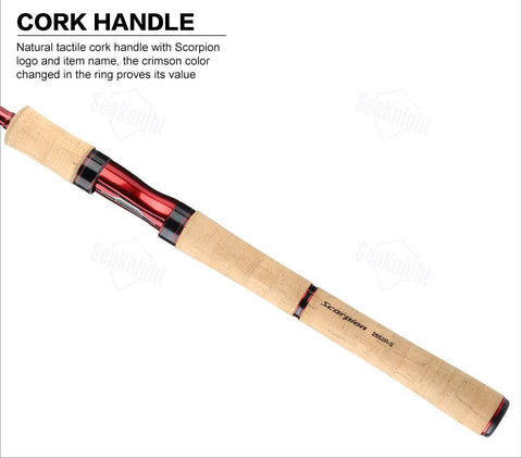 Image of SHIMANO SCORPION Casting and Spinning Fishing Rod | LENGTH - 6'5" |