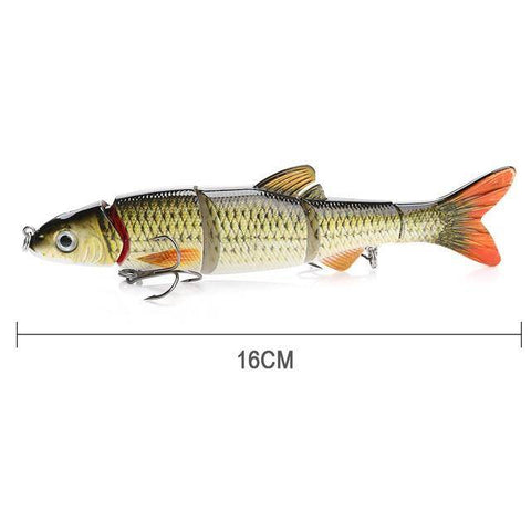 Image of VTAVTA 5 Segments LIFELIKE MULTI-JOINTED TOPWATER SWIMBAIT HARD CRANKBAITS