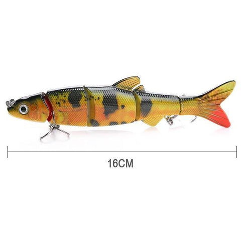Image of VTAVTA 5 Segments LIFELIKE MULTI-JOINTED TOPWATER SWIMBAIT HARD CRANKBAITS