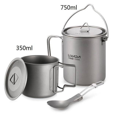 Image of Lixada Titanium Camping Set 3.0