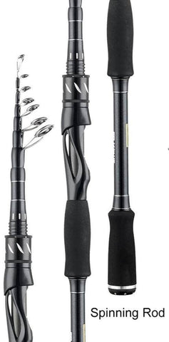 Image of SeaKnight Sange 2 Spinning Fishing Rod | Length: 6'10'' & 7'10'' | Power M & MH |Carbon Fiber and Ceramic Guide Rings
